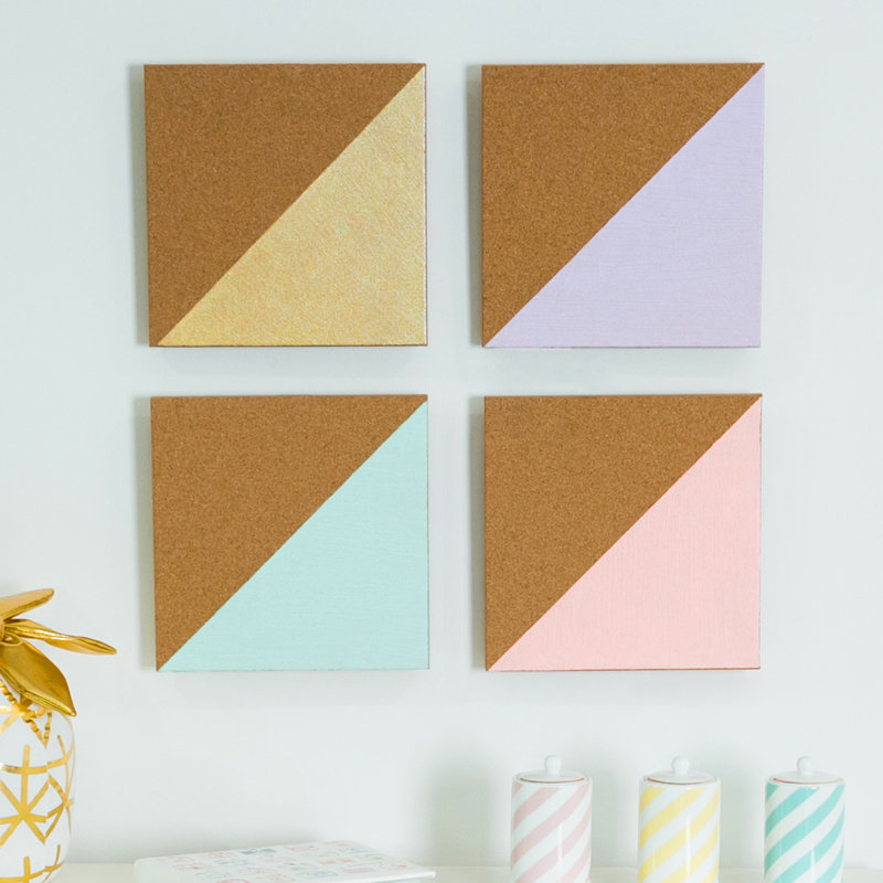 Ebern Designs 4 Piece Corkboard Message Board Wall Décor Set Wayfair